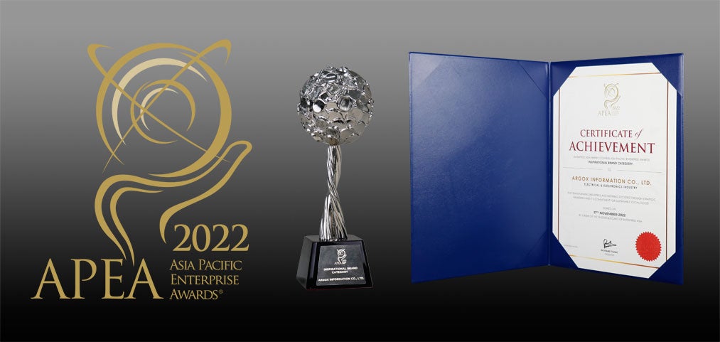 台湾のグループ会社Argoxが、Asia Pacific Enterprise Awards 2022
